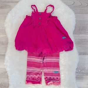 Naartjie Leggings & Top Outfit Size 2T